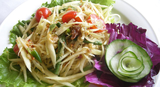 Thai dish at LemonGrass